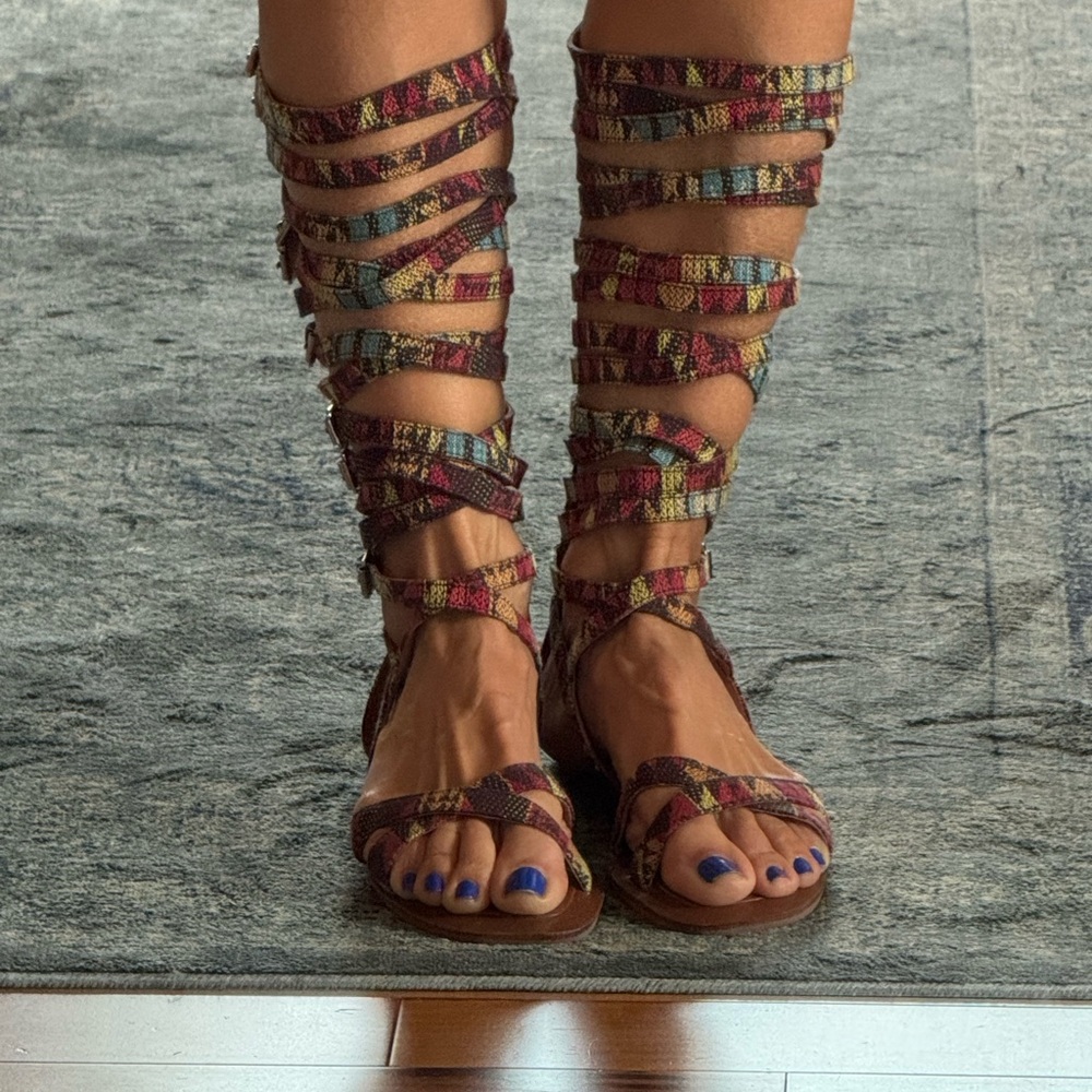 Jeffrey Campbell Colorful Strappy Sandals
